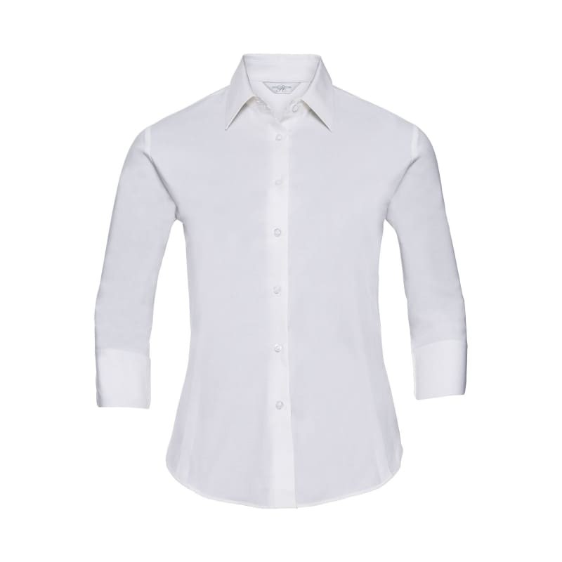 Camicia Da Lavoro con Maniche 3/4 Easy Care da Donna Russell - JE946F