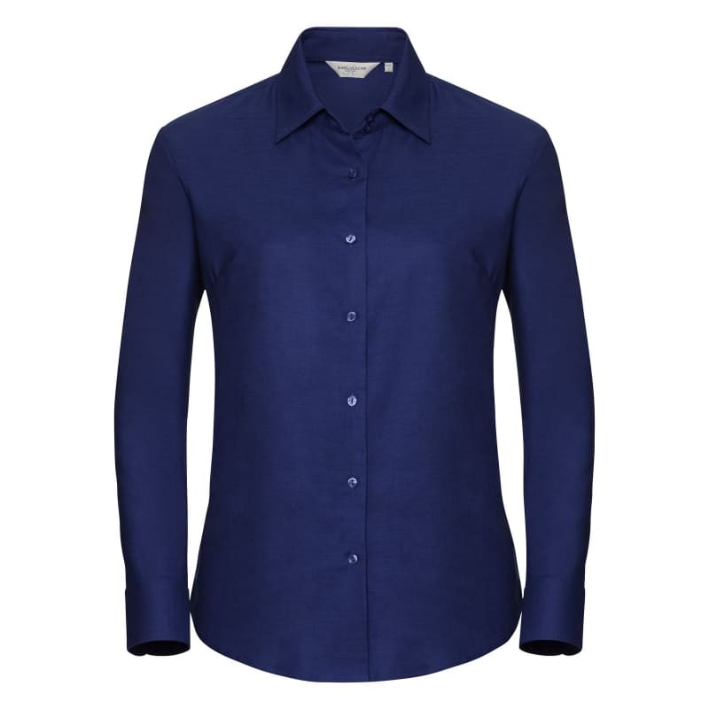 Camicia Da Lavoro Easy Care Oxford a Maniche Lunghe da Donna Russell - JE932F