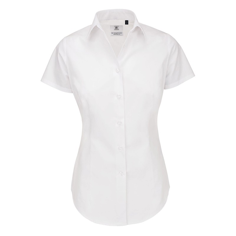 Camicia Da Lavoro Heritage Manica Corta da Donna B&C Collection - BCSWP44