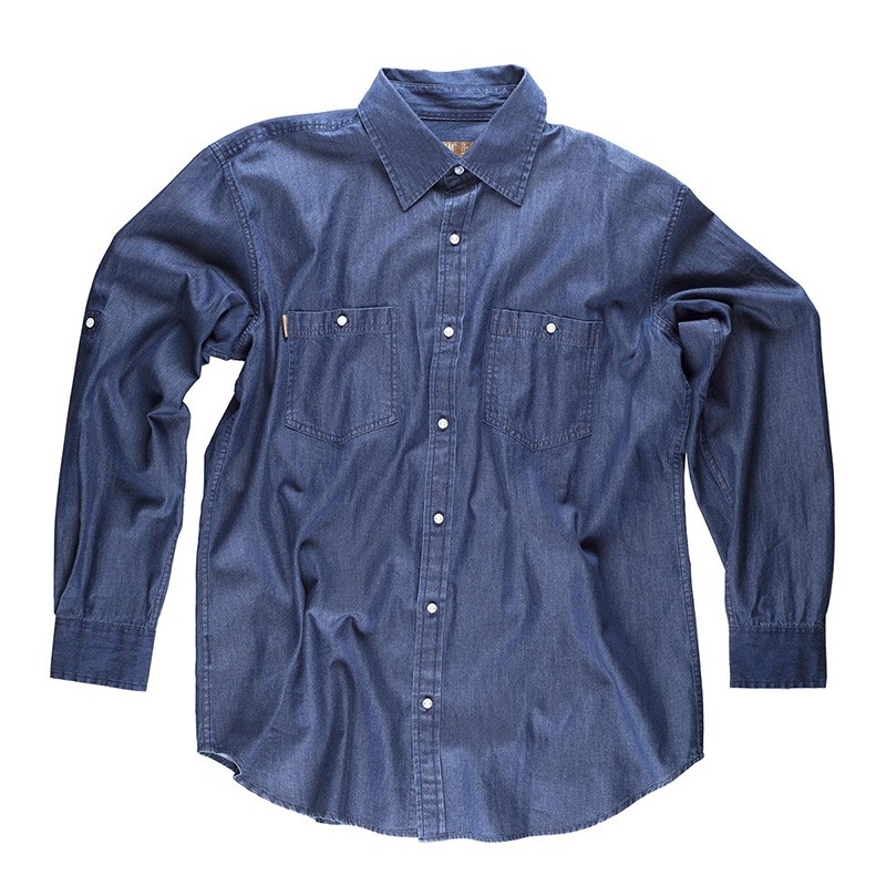 Camicia da lavoro in jeans a manica lunga - Workteam