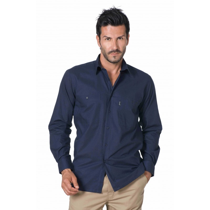 Camicia da lavoro Manica Lunga 100% cotone Logica 8164