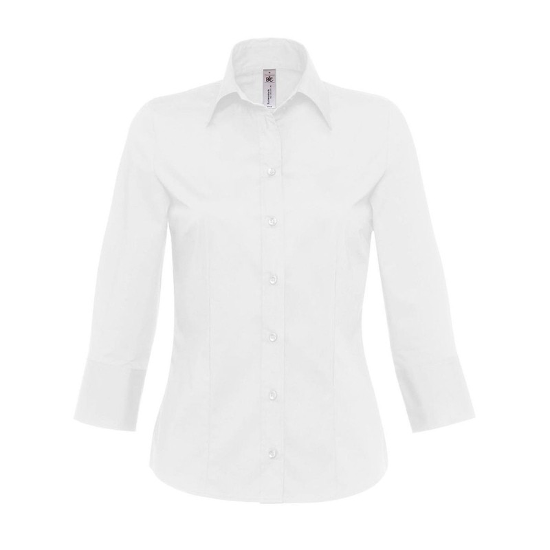Camicia Da Lavoro Milano Elasticizzata da Donna B&C Collection - BCSW520