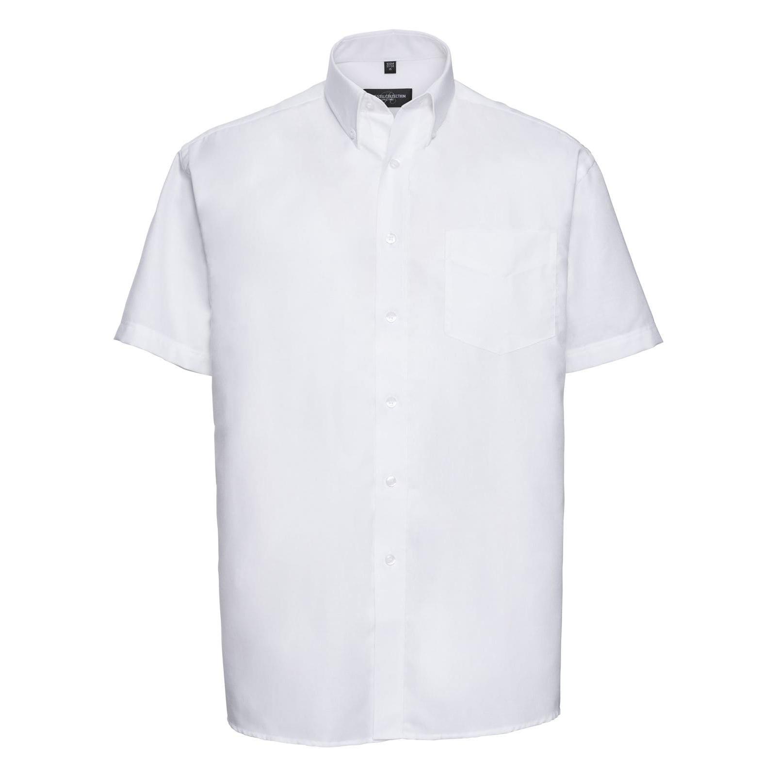 Camicia Da Lavoro Oxford Easy Care a Maniche Corte Russell - JE933M
