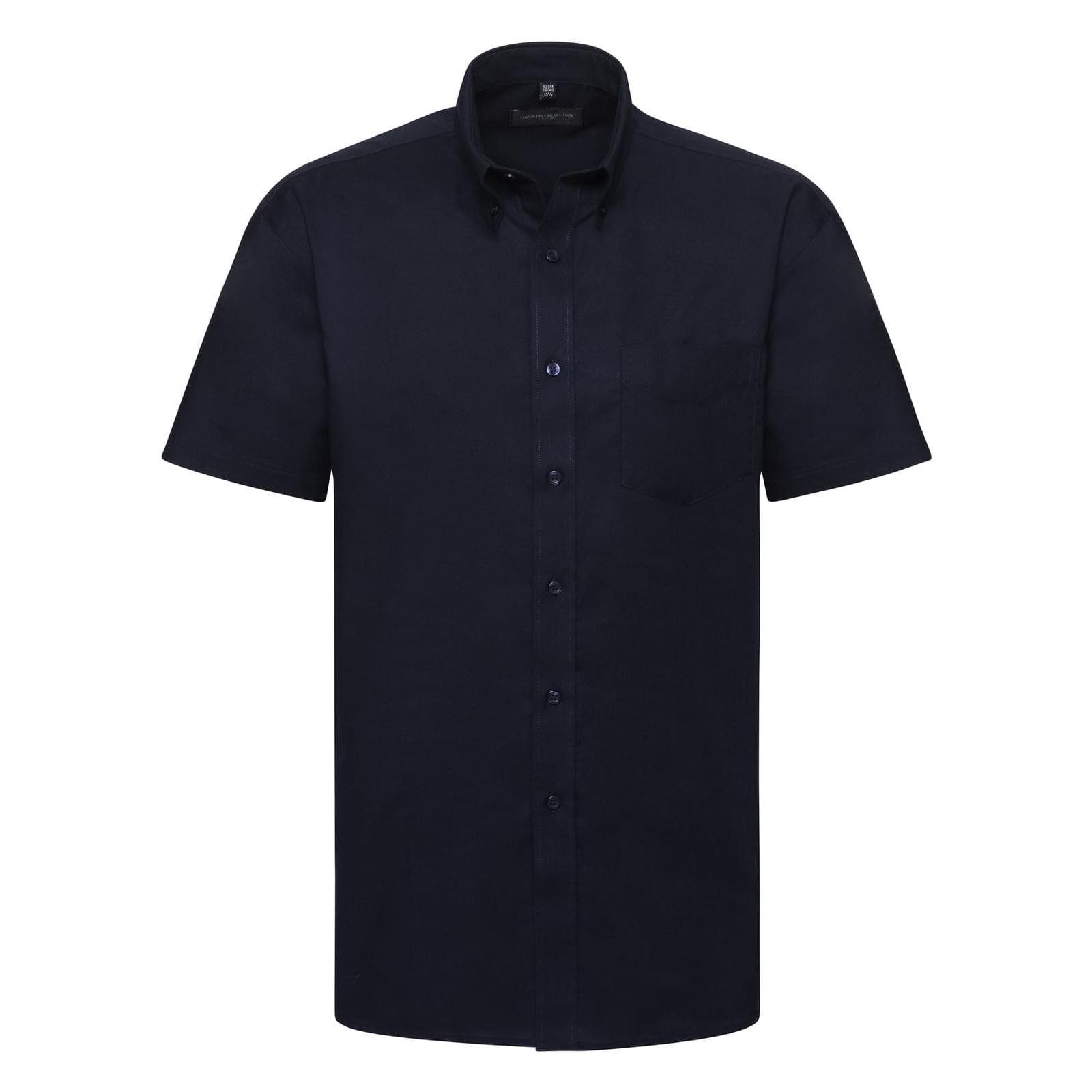 Camicia Da Lavoro Oxford Easy Care a Maniche Corte Russell - JE933M