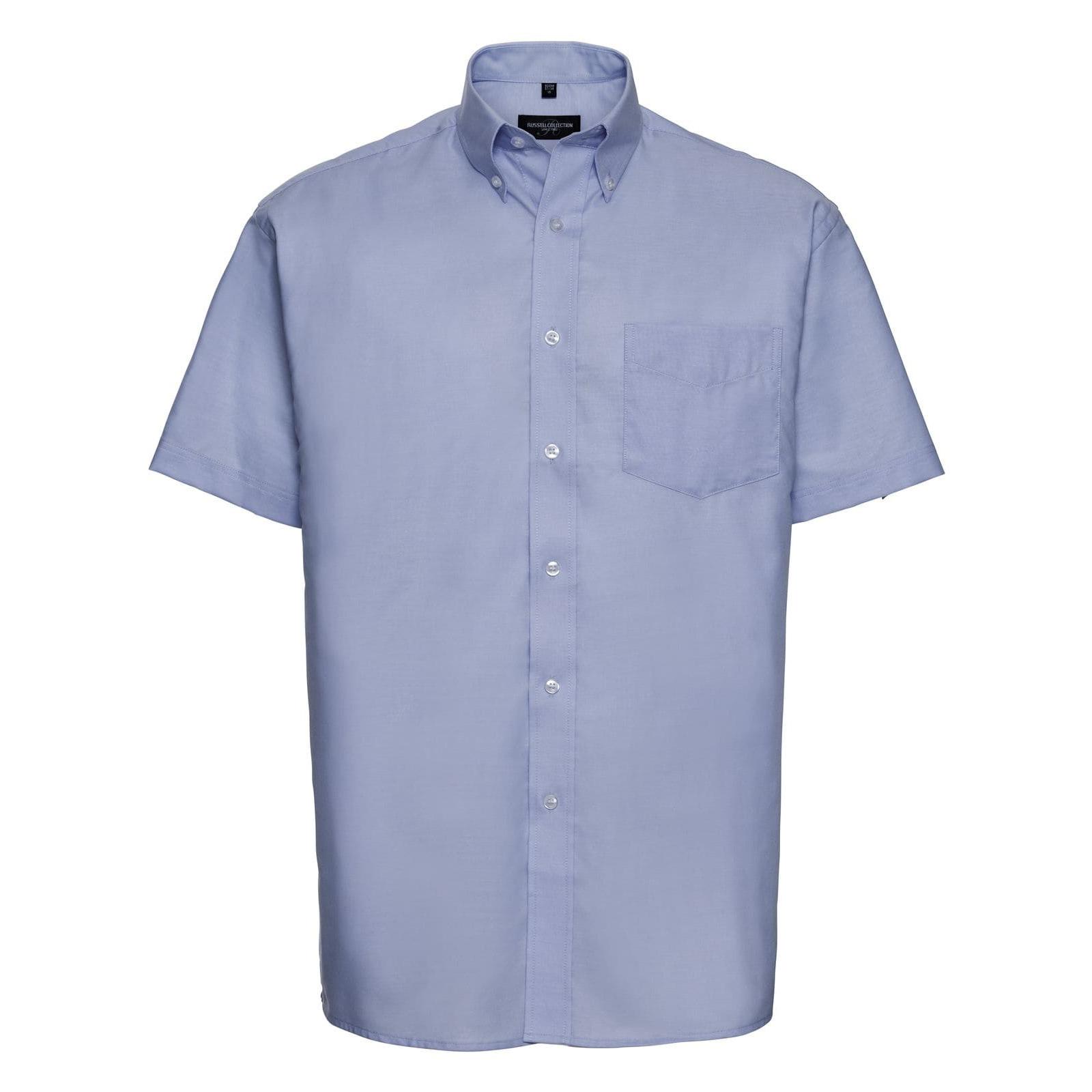 Camicia Da Lavoro Oxford Easy Care a Maniche Corte Russell - JE933M