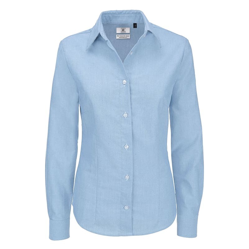 Camicia Da Lavoro Oxford Manica Lunga da Donna B&C Collection - BCSWO03
