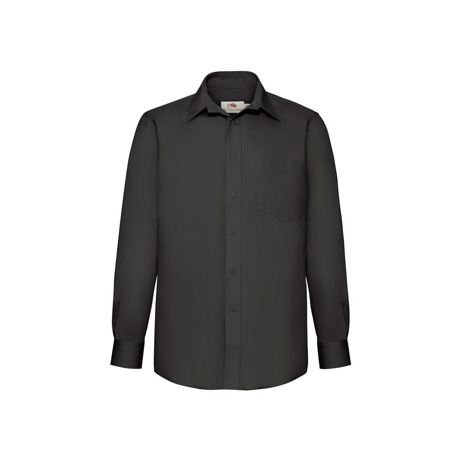 Camicia Da Lavoro Popeline Manica Lunga Fruit Of The Loom 651180