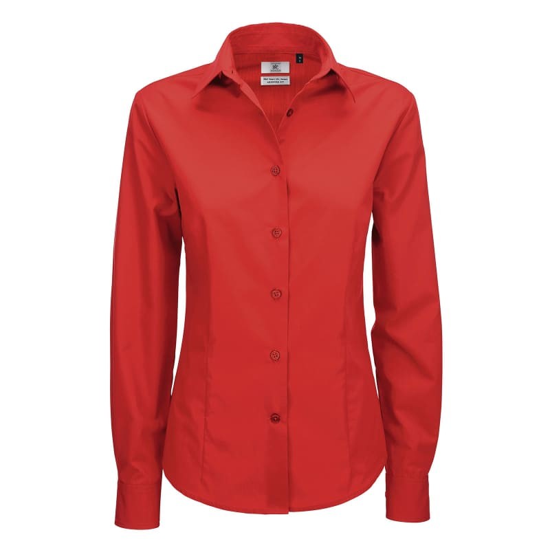 Camicia Da Lavoro Smart LSL Manica Corta da Donna B&C Collection - BCSWP63