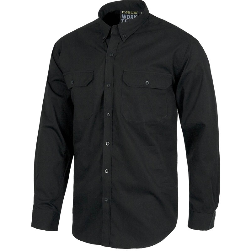 Camicia da lavoro sportiva in cotone manica lunga - Workteam