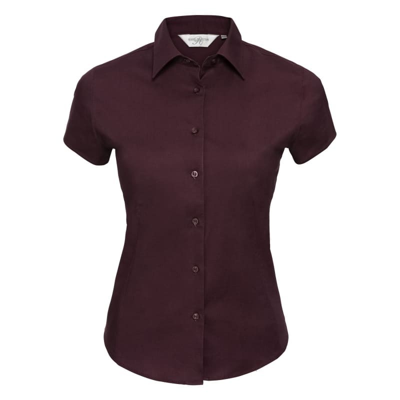 Camicia Da Lavoro Stretch a Maniche Corte da Donna Russell - JE947F