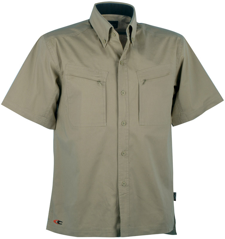Camicia Manica Corta Cofra Hawaii 120 Grmq 95 Cotone 5 Lycra