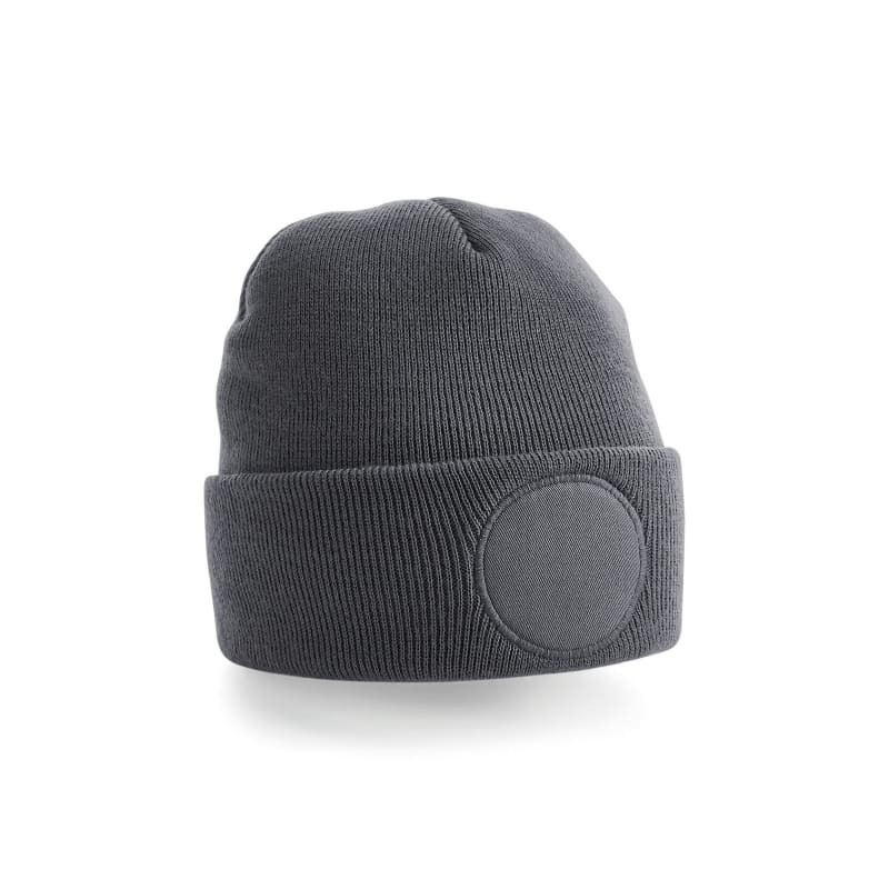Cappello Circular Patch Beanie Beechfield - B446