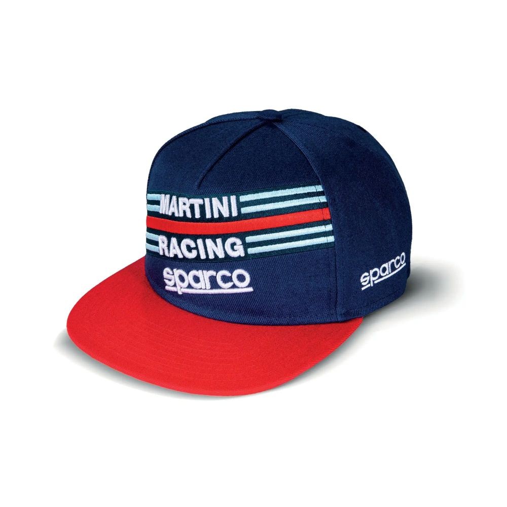 Cappello con visiera Sparco Flat Visor Cap Martini Racing 01283
