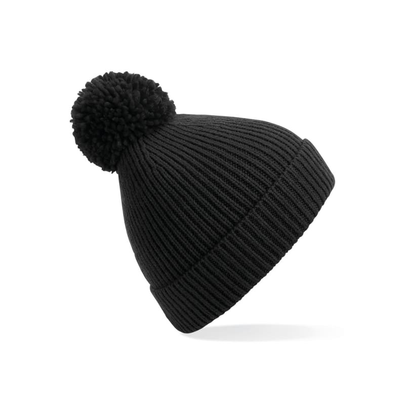 Cappello Engineered Knit Ribbed Pom Pom Beanie Beechfield - B382