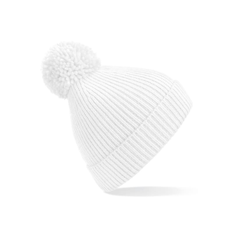 Cappello Engineered Knit Ribbed Pom Pom Beanie Beechfield - B382