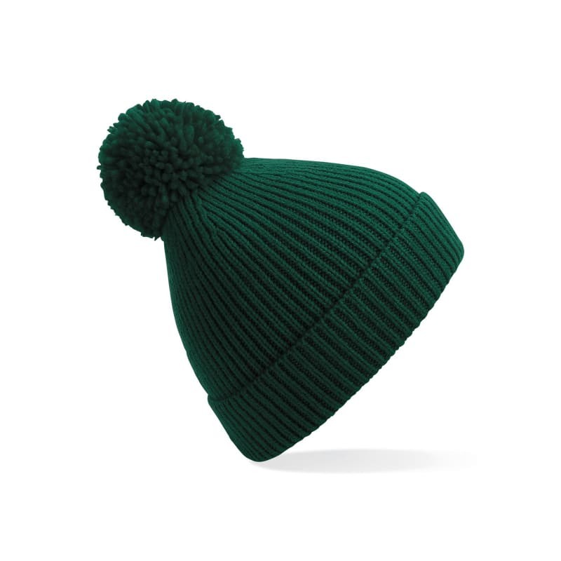 Cappello Engineered Knit Ribbed Pom Pom Beanie Beechfield - B382