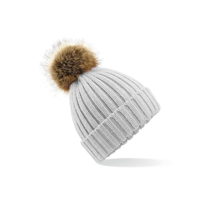 Cappello Fur Pom Pom Chunky Beanie Beechfield - B412