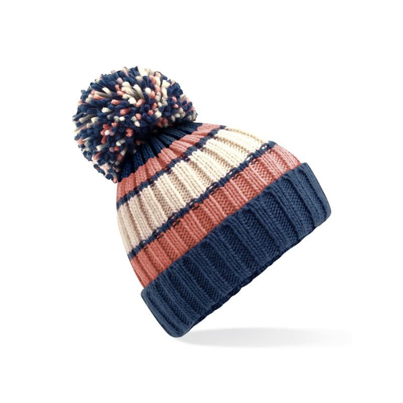Cappello Hygge Striped Beanie Beechfield - B392