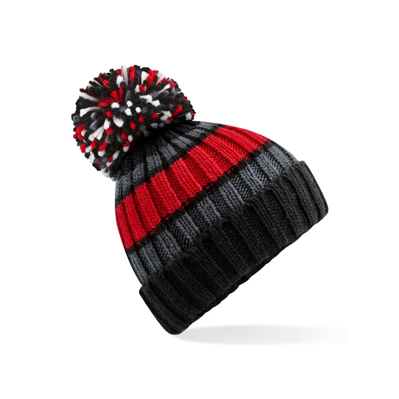 Cappello Hygge Striped Beanie Beechfield - B392