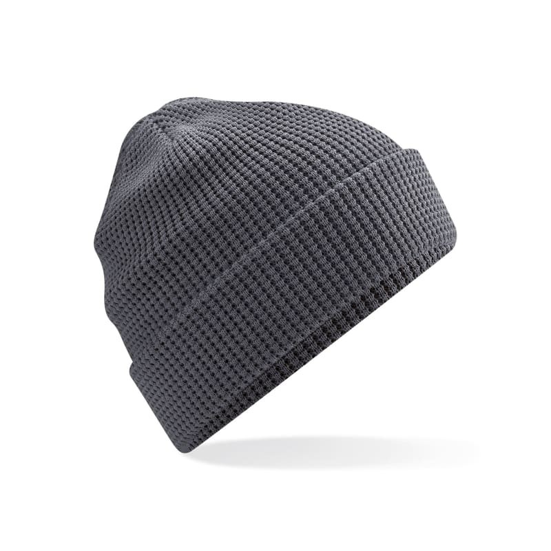 Cappello Organic Cotton Waffle Beanie Beechfield - B52N