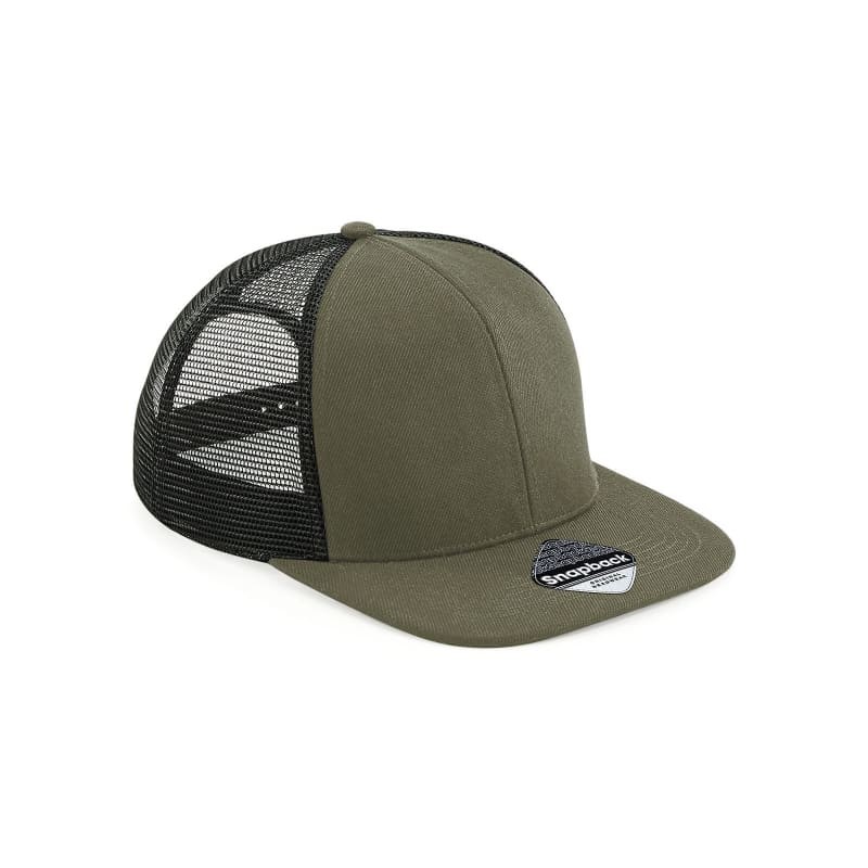 Cappello Original Flat Peak 6 Pan. Trucker Beechfield - B664