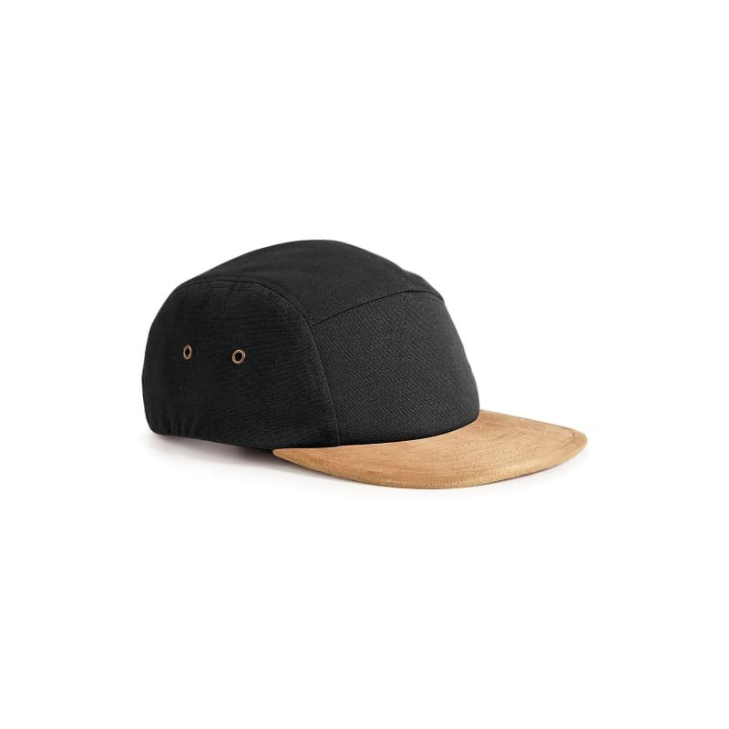 Cappello Suede Peak 5 Panel Cap Beechfield - B658