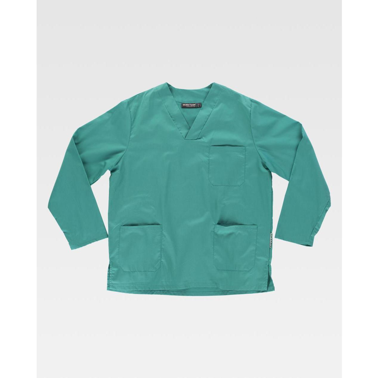 Casacca Corta Collo a V B9210 - Workteam