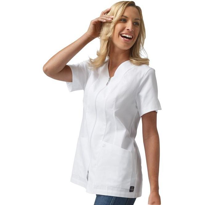 Casacca da donna 100% cotone a maniche corte Daniela Horeca Siggi - 28CS0058/00-9000