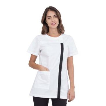 Casacca da donna a maniche corte Bertie chiusura con zip laterale Horeca Siggi - 28CS1594/00-0001