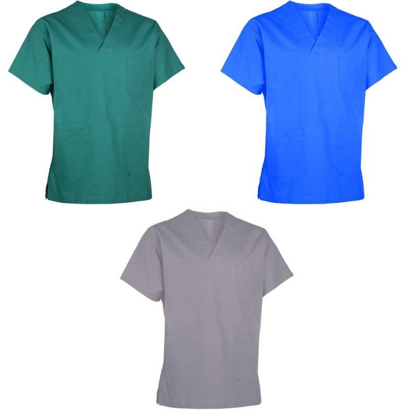 Casacca da lavoro 100% Tela Cotone Multitasche maniche corte Logica 7050Z2-L