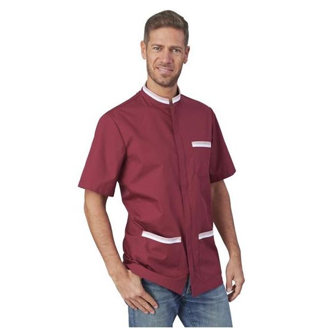 Casacca da uomo a maniche corte con zip Roberto Horeca Siggi - 28CS1426/00-0001