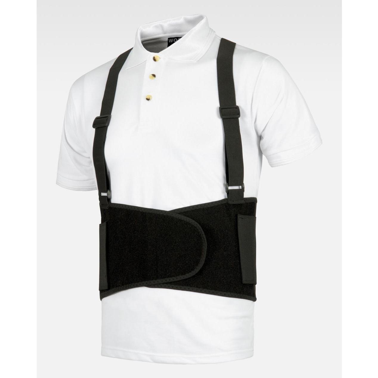 Cintura Lombare Elastica con Bratelle WFA302 - Workteam