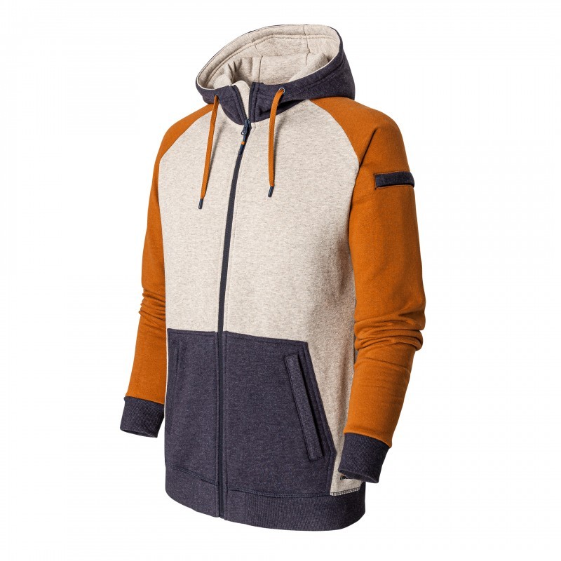 Felpa con cappuccio da Lavoro Multitasche Stretch Molinel Color Block 0871.9999.053