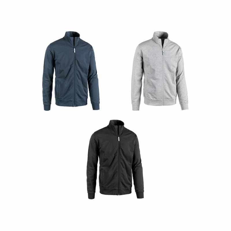 Felpa da Lavoro 100% Cotone Zip Intera Sottozero Terry 51300