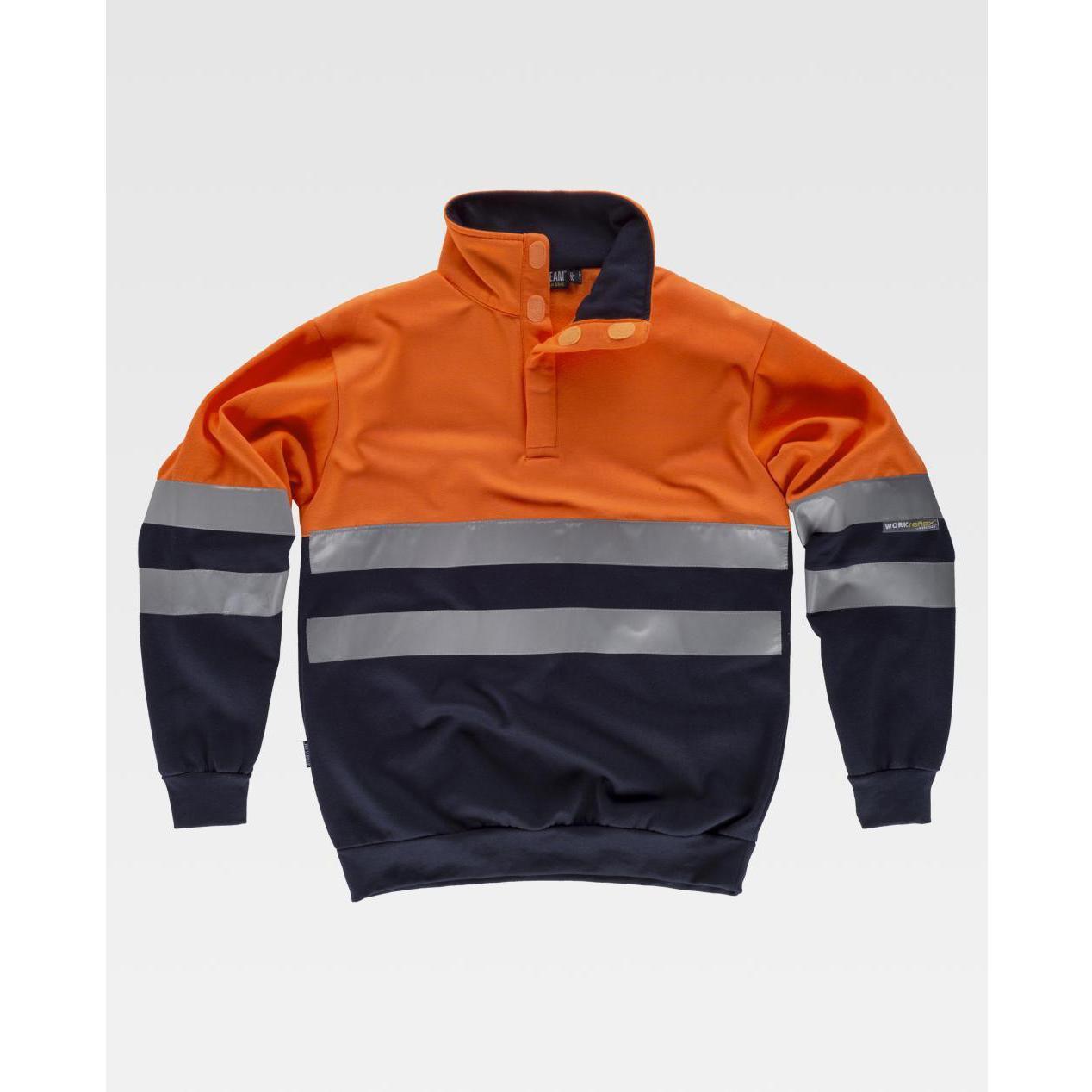 Felpa da Lavoro a Collo Alto Alta Visibilit� C3839 - Workteam