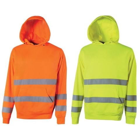 Felpa da Lavoro Alta Visibilit� Con Cappuccio U-Power Leonis HL398