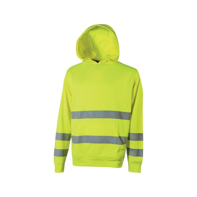 Felpa da Lavoro Alta Visibilit� Con Cappuccio U-Power Leonis HL398