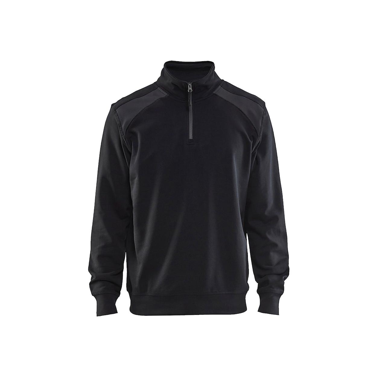 Felpa da Lavoro Blaklader 100% cotone mezza zip 335311581098L