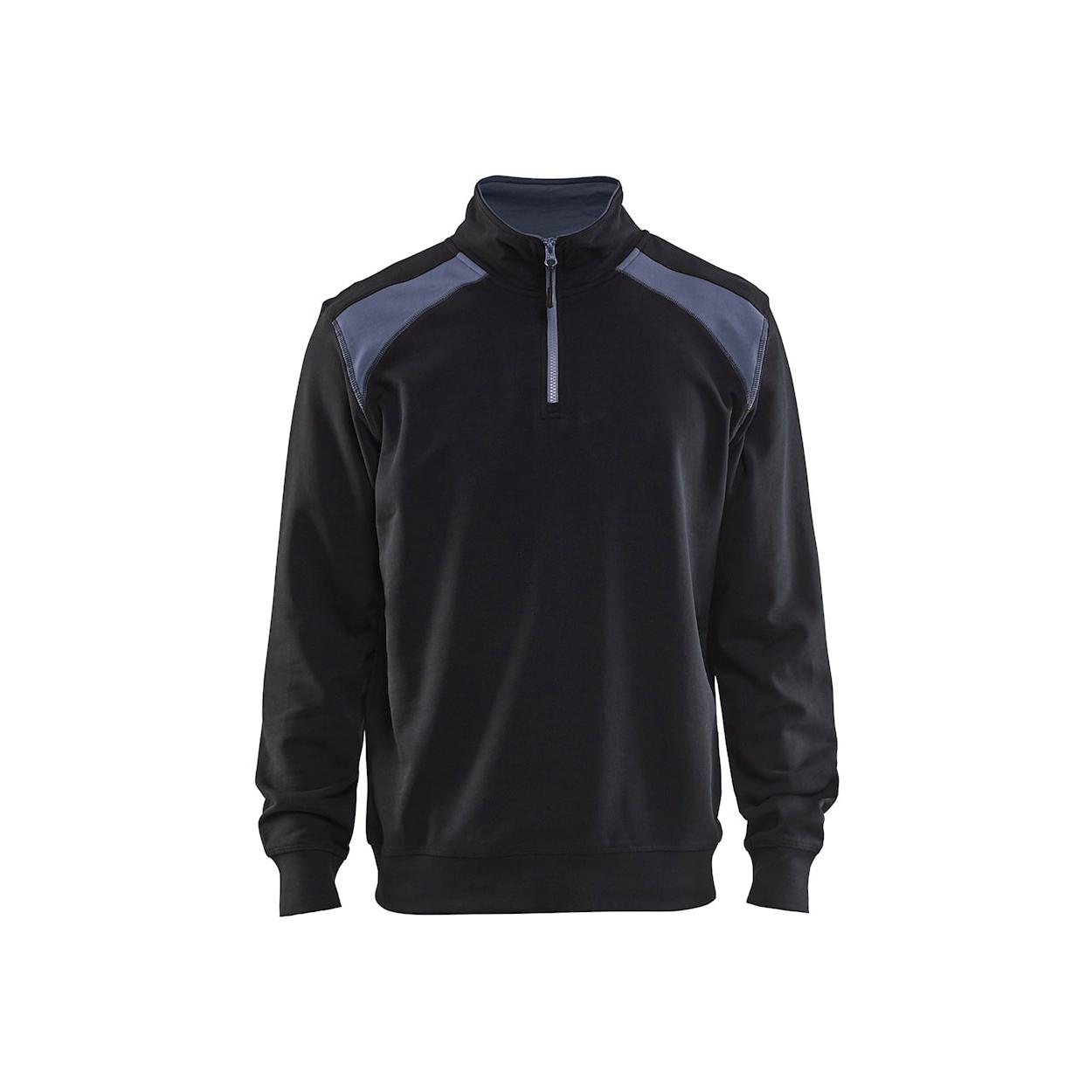 Felpa da Lavoro Blaklader 100% cotone mezza zip 335311581098L