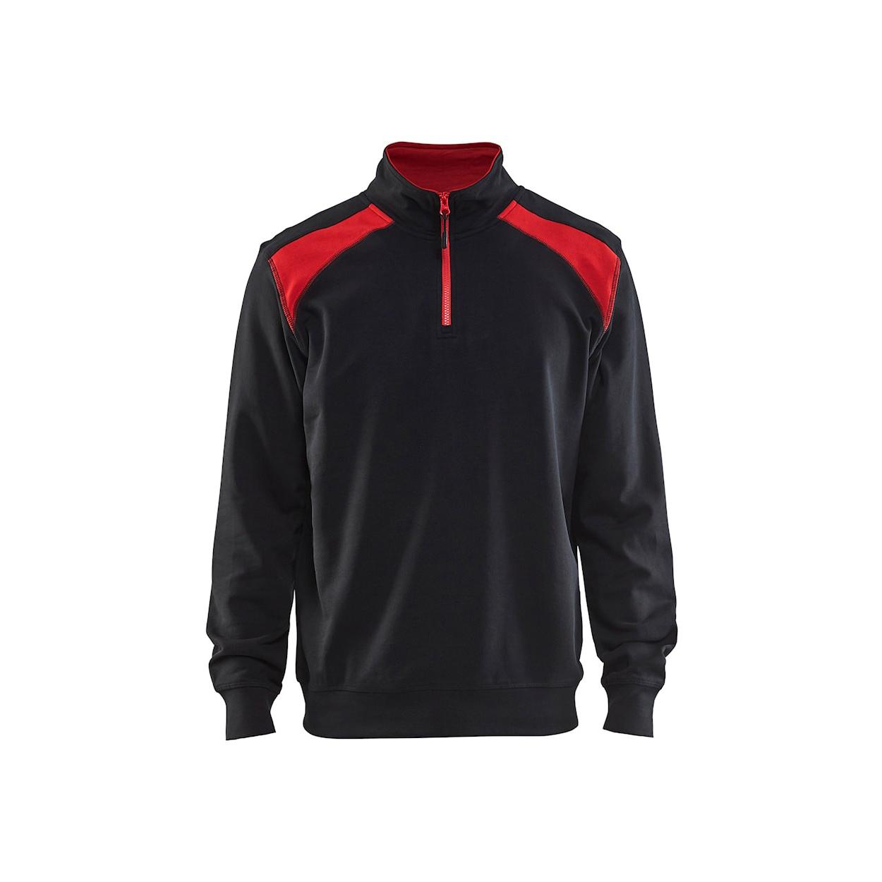 Felpa da Lavoro Blaklader 100% cotone mezza zip 335311581098L