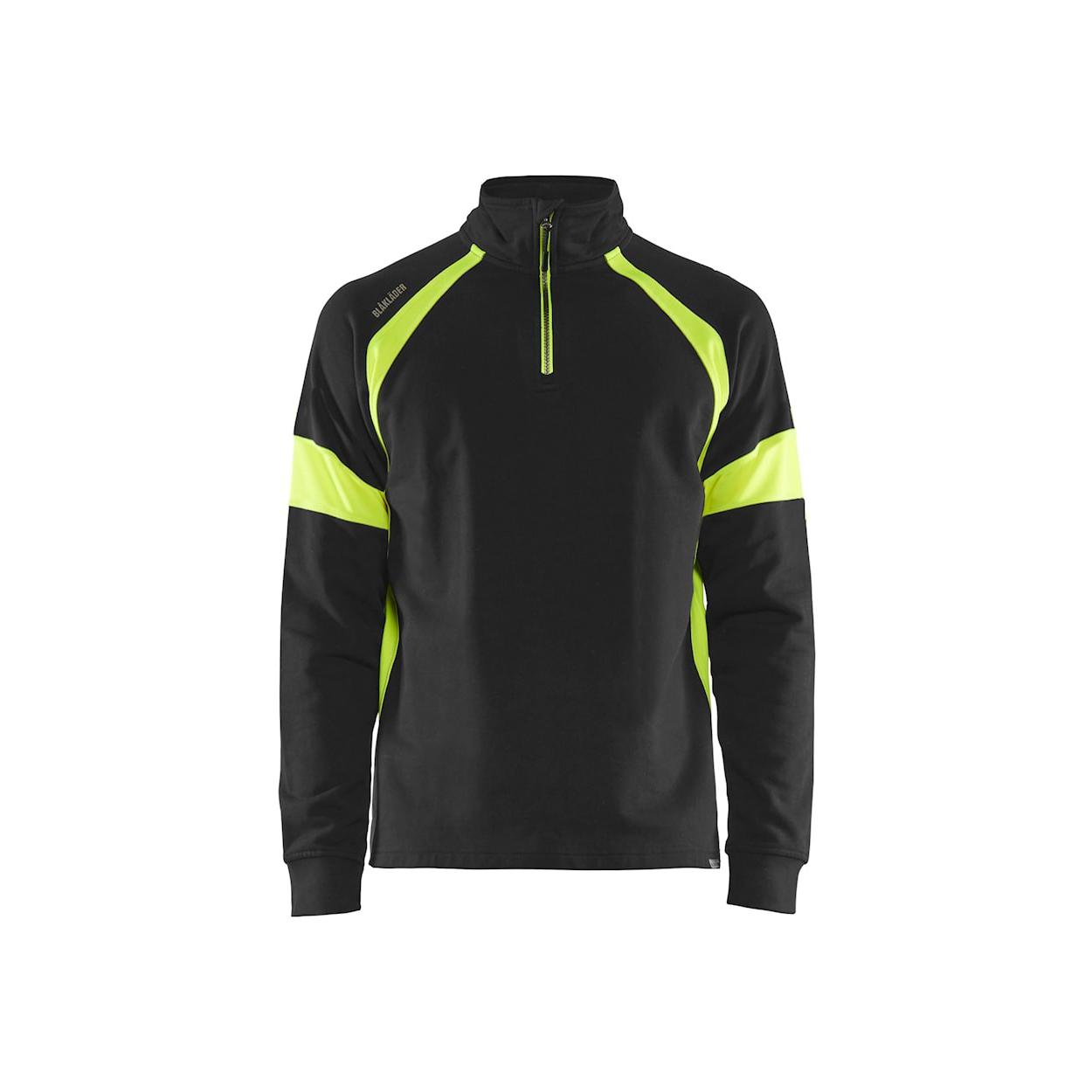 Felpa da Lavoro Blaklader 100% cotone mezza zip 355011588933L