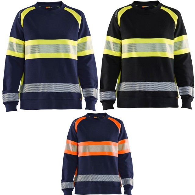 Felpa da Lavoro Blaklader alta visibilit� 100% cotone donna 340911588933L