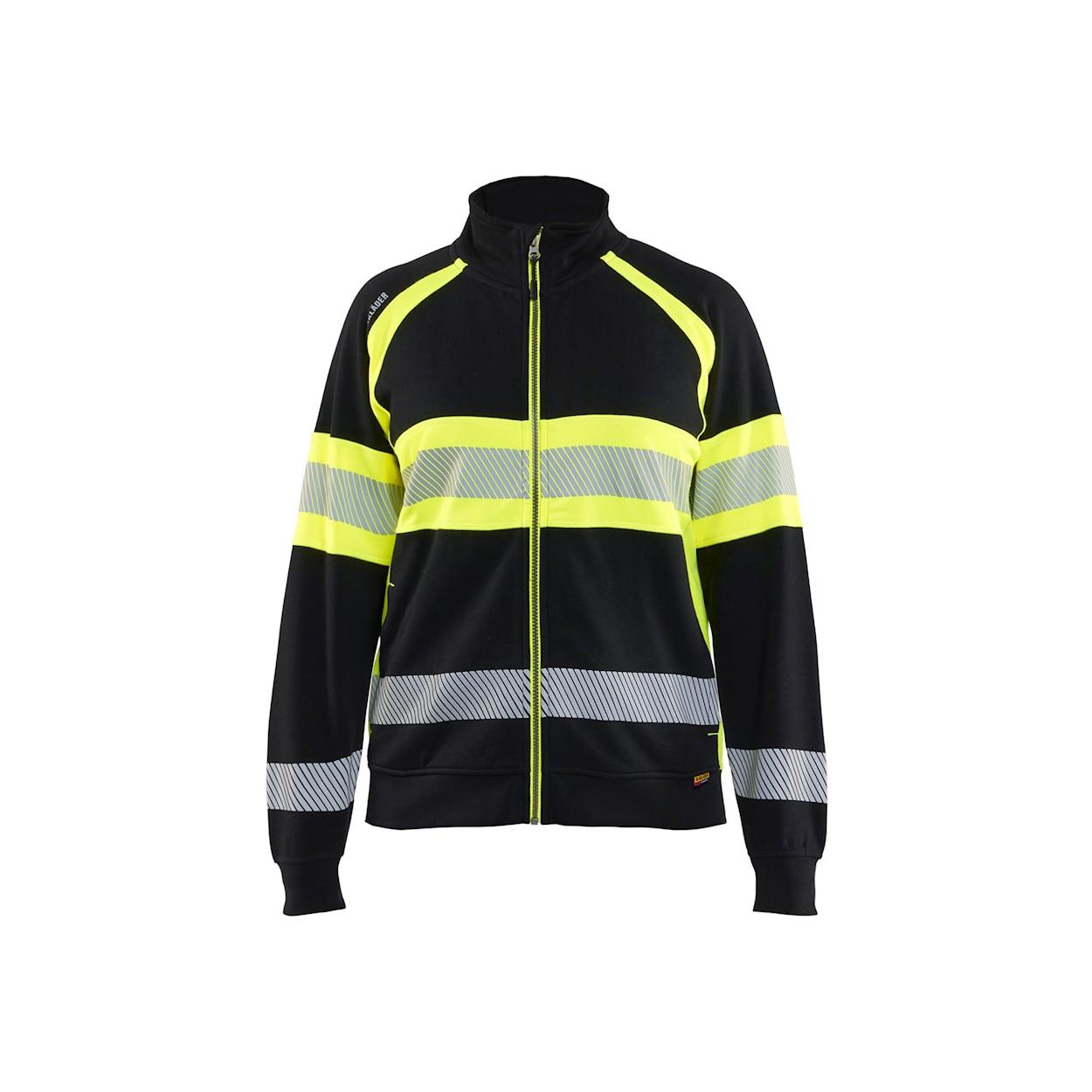 Felpa da Lavoro Blaklader alta visibilit� 100% cotone donna zip intera 350511588933M
