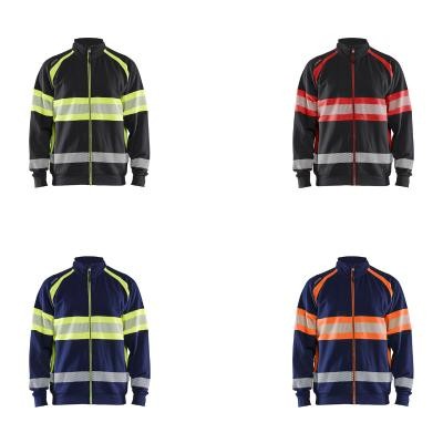 Felpa da Lavoro Blaklader alta visibilit� 100% cotone zip intera 355111588933L