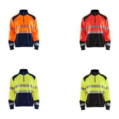 Felpa da Lavoro Blaklader alta visibilit� mezza zip 355625283389L