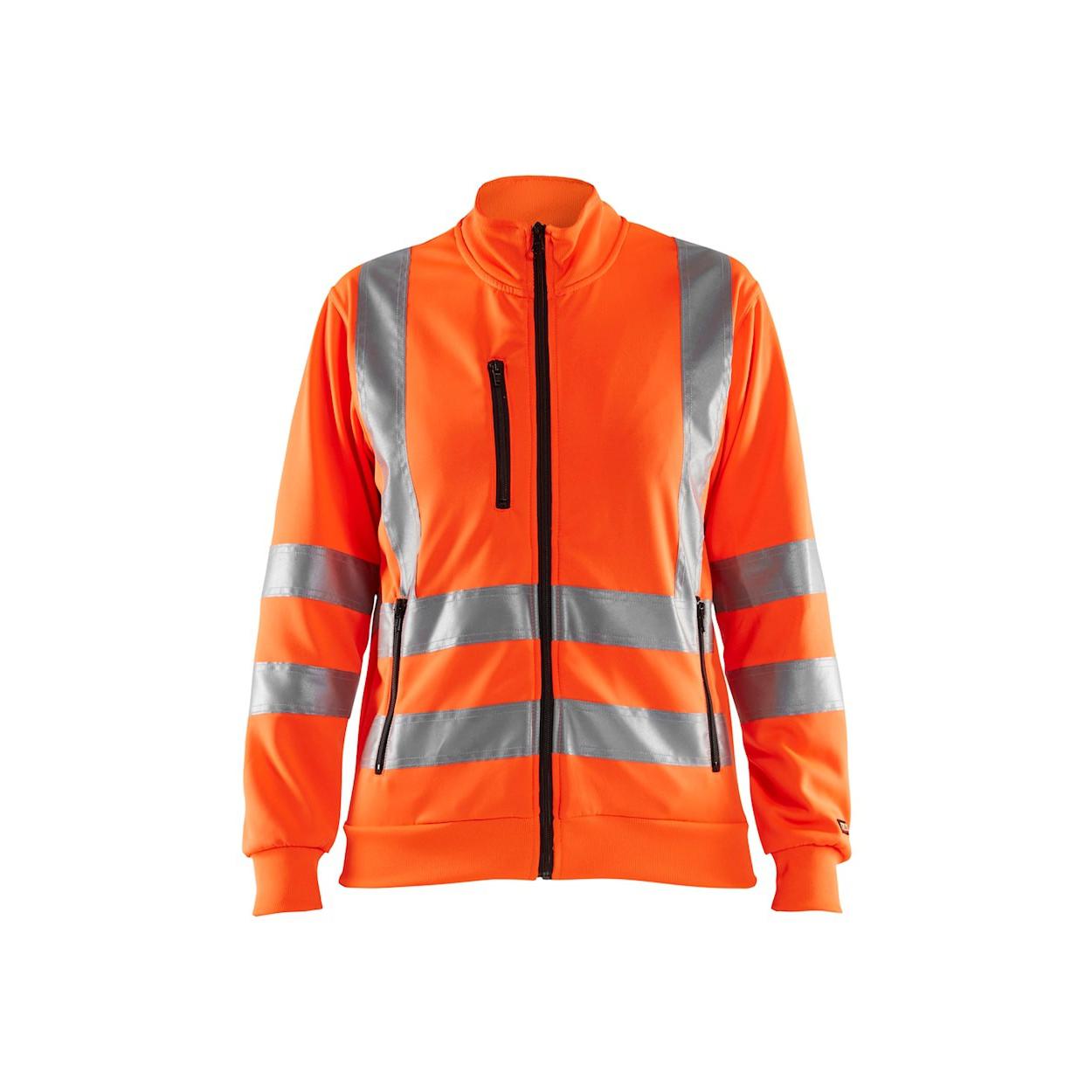 Felpa da Lavoro Blaklader alta visibilit� multitasche zip intera Donna 330819743300L