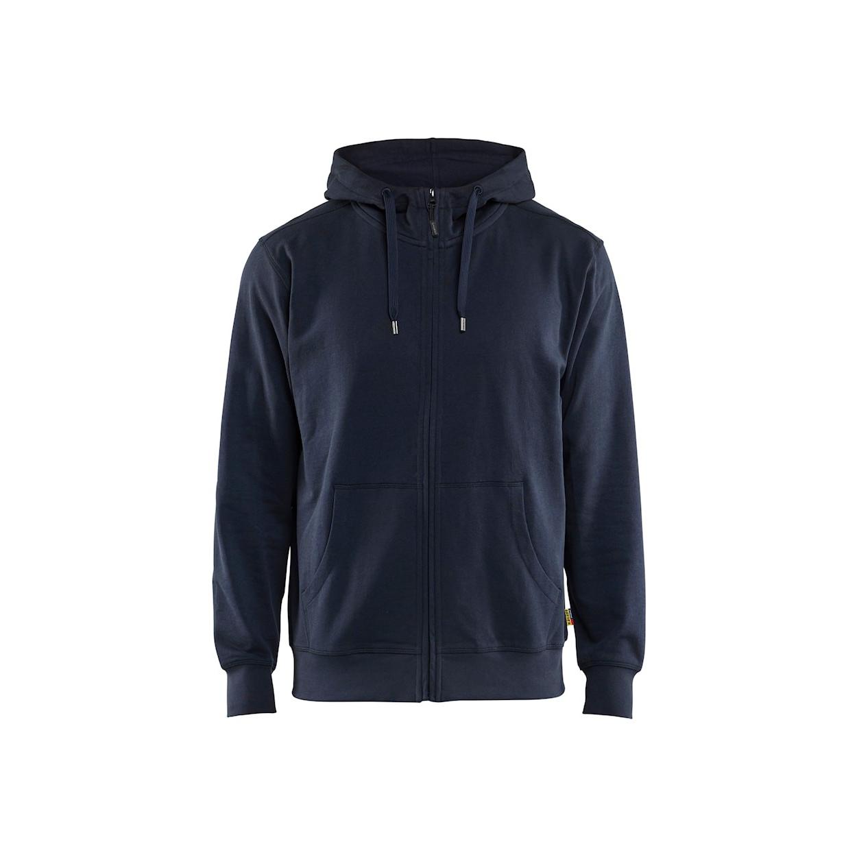 Felpa da Lavoro Blaklader zip intera con capuccio 100% cotone 336611588600L