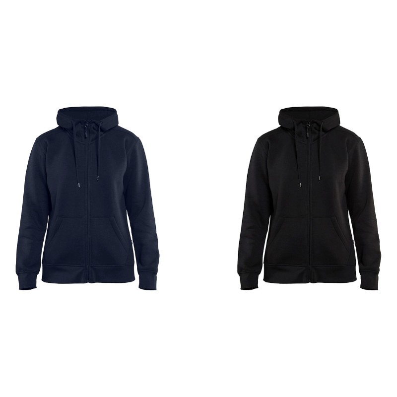 Felpa da Lavoro Blaklader zip intera donna con capuccio 339510488800M