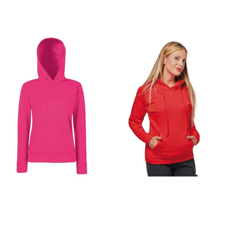 Felpa da lavoro con cappuccio donna Logica GS62038/F-L