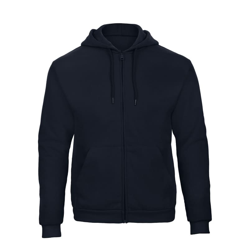 Felpa Da Lavoro con Cappuccio e Zip Intera ID.205 B&C Collection - BCWUI25